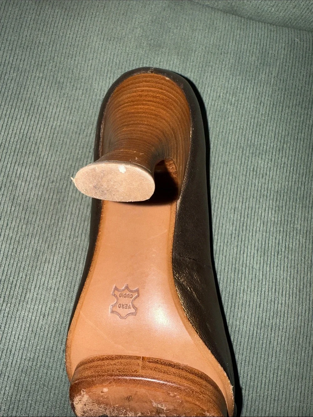 Via Spiga Bronze Metallic Leather Pumps